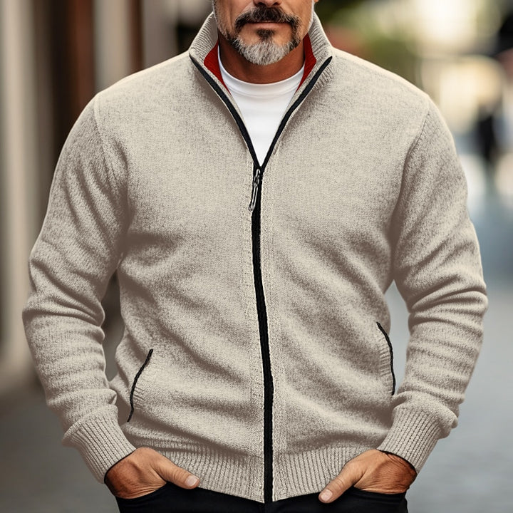 Thatcher | Refined Full-Zip Cardigan