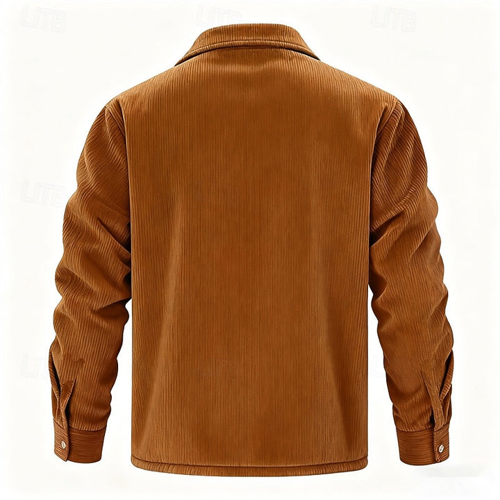 Rhodes | Fleece-Lined Ribbed Jacket