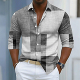Russell | Geometric Block Button-Up Shirt