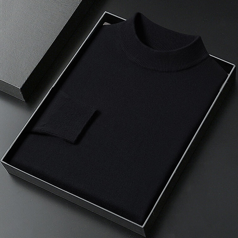 Gavin | Refined Mock Neck Sweater