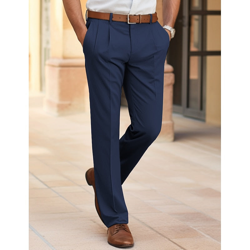 Harvey | Tailored Straight-Leg Pants