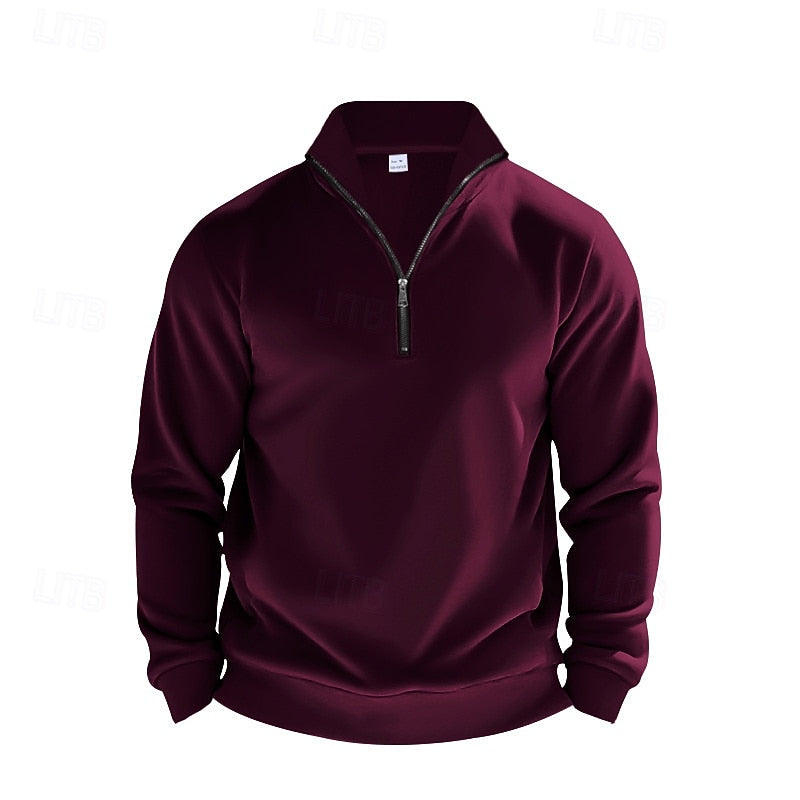 Sebastian | Refined Quarter-Zip Sweatshirt