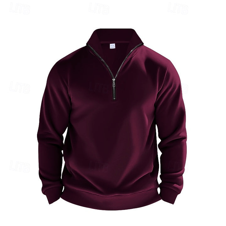 Sebastian | Refined Quarter-Zip Sweatshirt