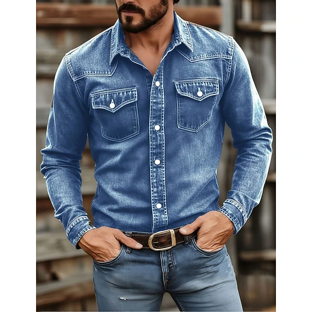 Wesley | Rugged Button-Up Shirt