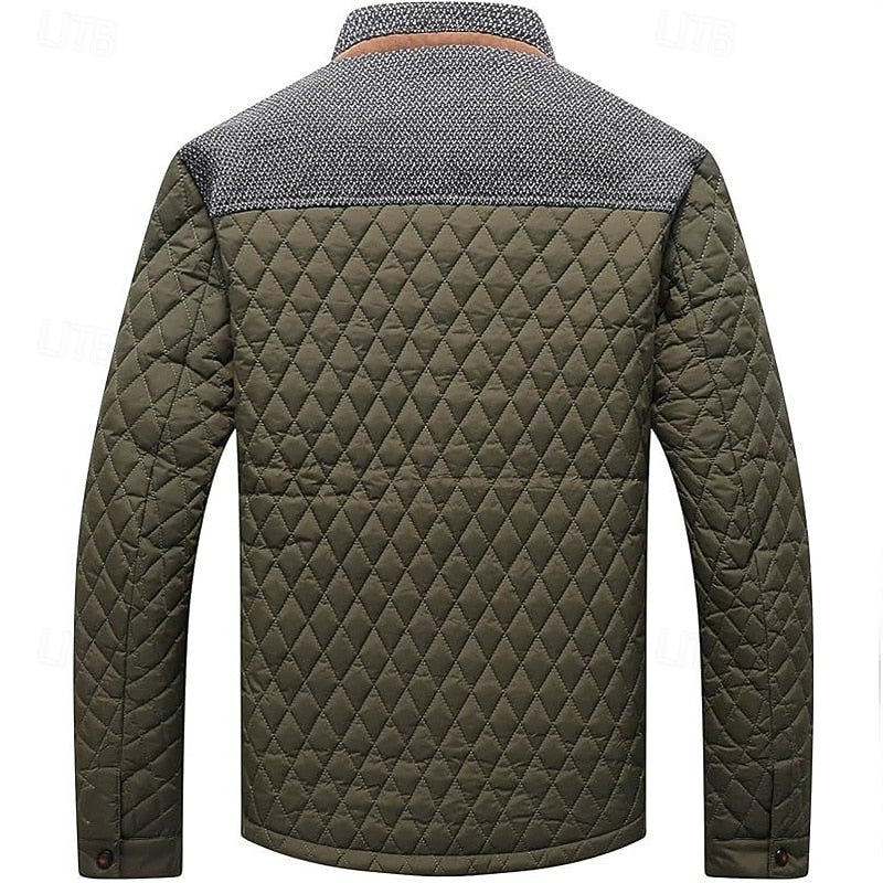 Leland | Quilted Stand-Collar Jacket