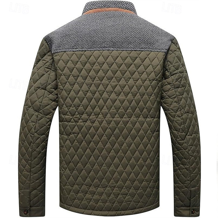 Leland | Quilted Stand-Collar Jacket