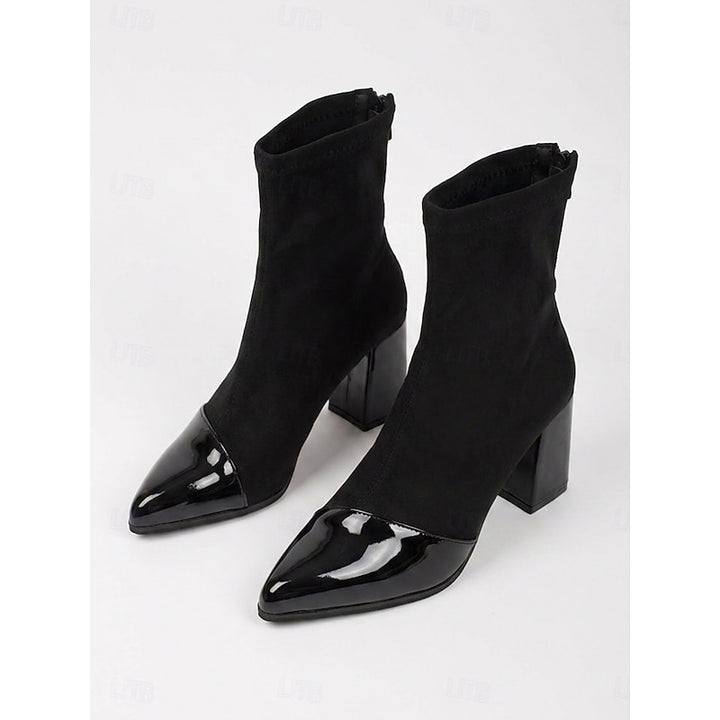 Verity | Sleek Cap-Toe Ankle Boots