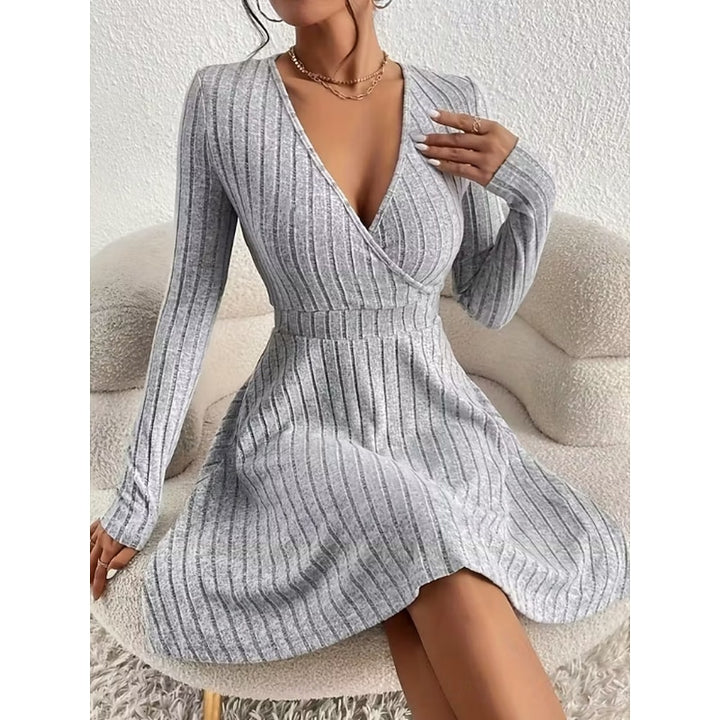 Serena | Elegant Wrap-Front A-Line Dress
