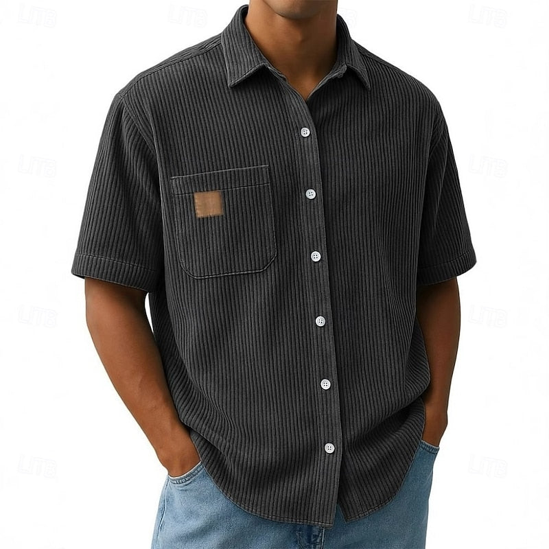 Rhys | Textured Short-Sleeve Shirt