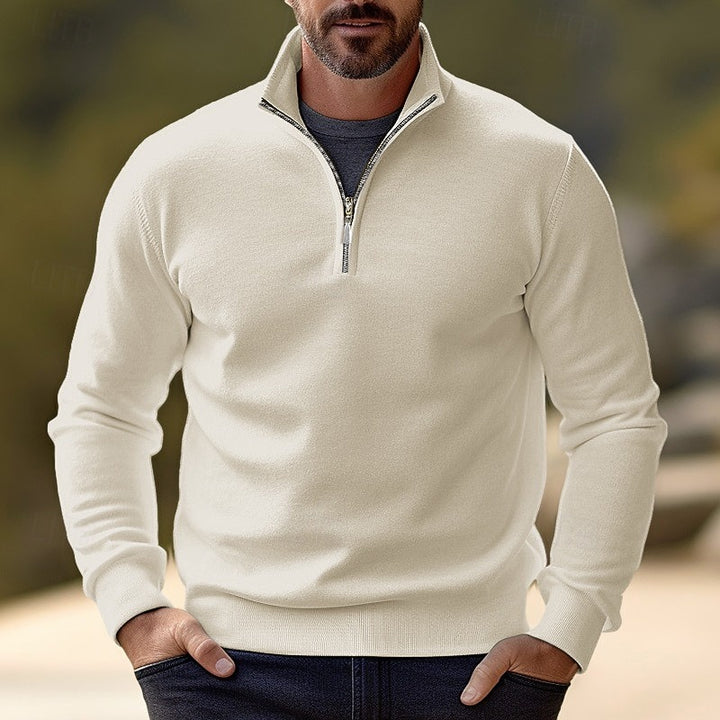 Wesley | Refined Half-Zip Pullover