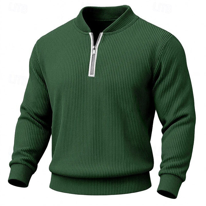 Cedric | Quarter-Zip Standing Collar Pullover