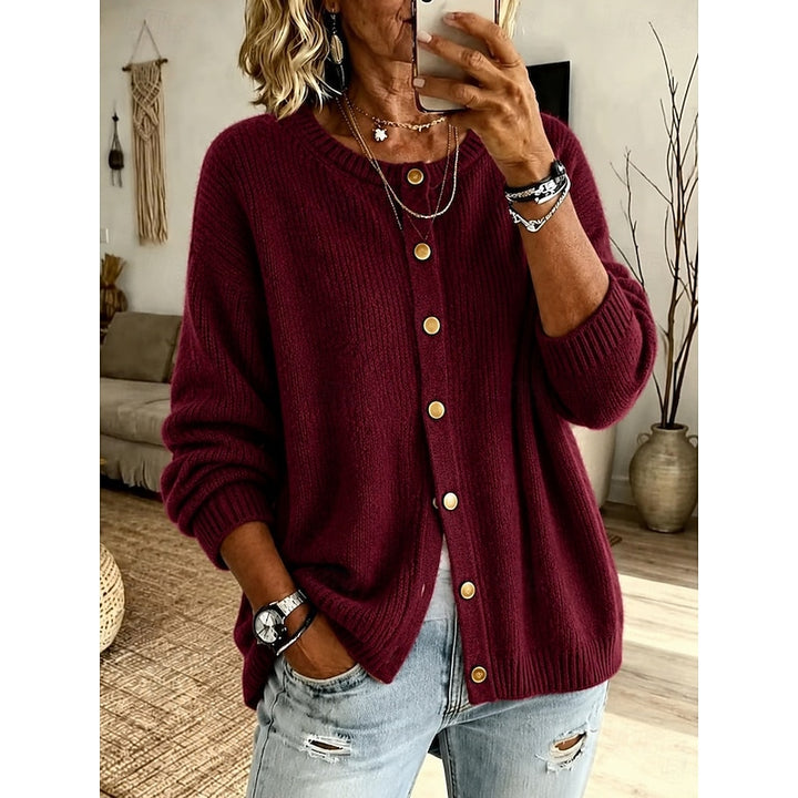 Annette | Soft-Knit Button Cardigan