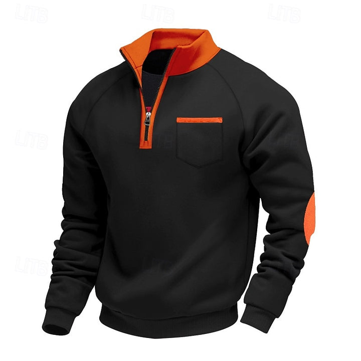 Bradley | Quarter-Zip Stand-Collar Sweatshirt