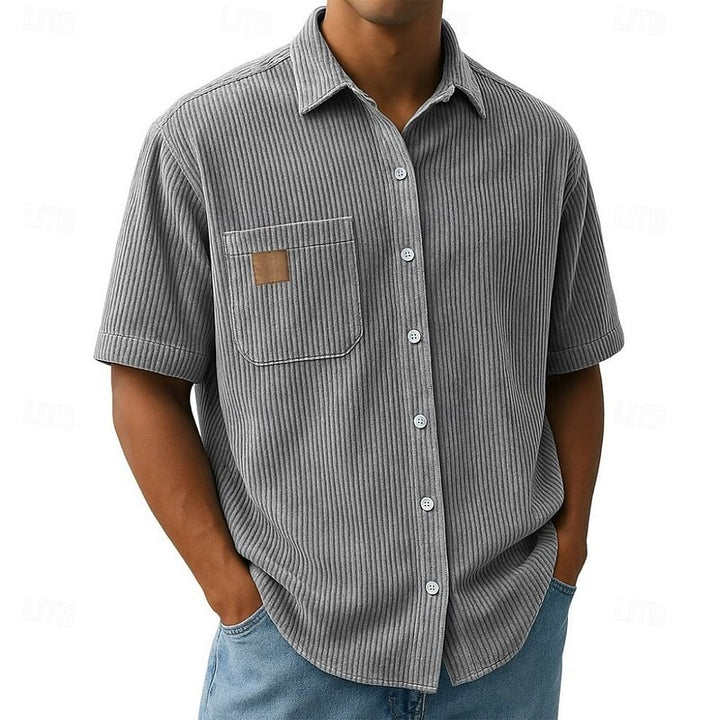 Rhys | Textured Short-Sleeve Shirt