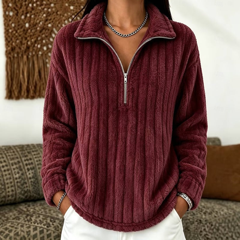 Colette | Cozy Quarter-Zip Pullover