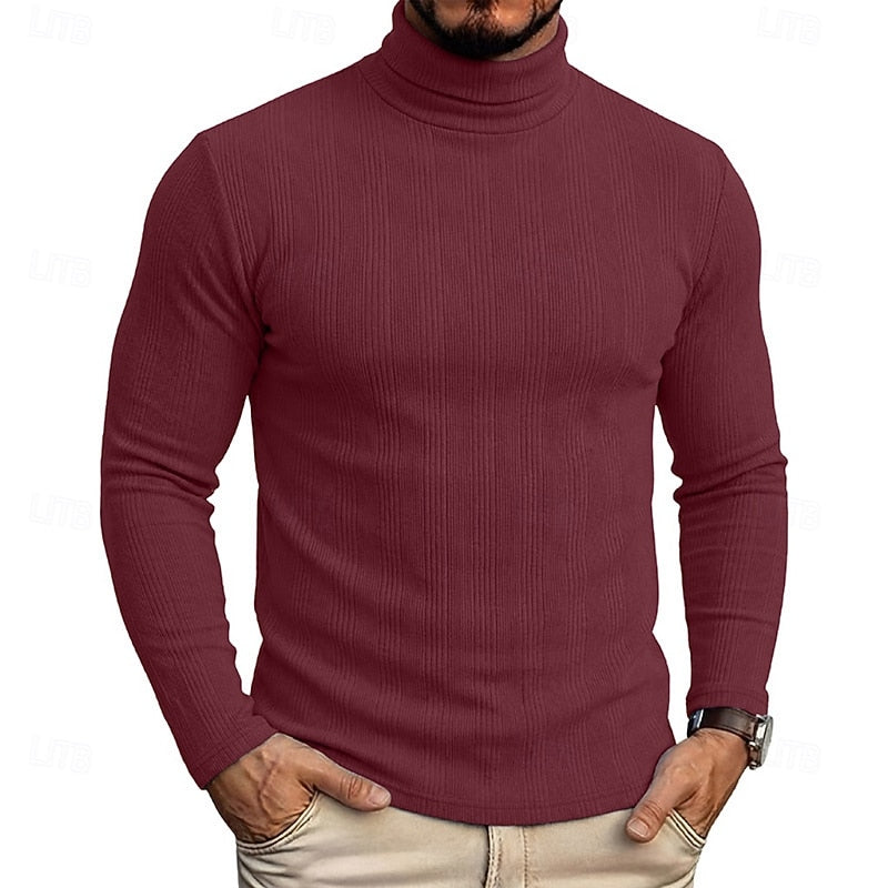 Julius | Refined Ribbed Turtleneck