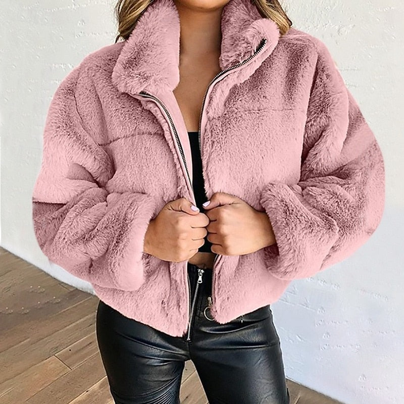 Tamara | Cozy Cropped Zip-Up Jacket
