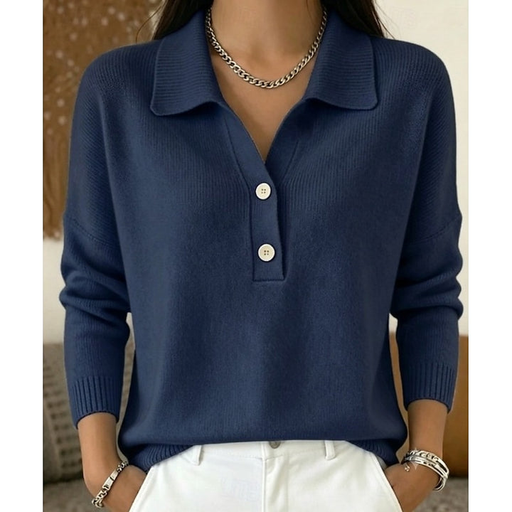 Elodie | Elegant Collared Sweater