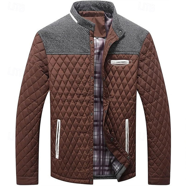 Leland | Quilted Stand-Collar Jacket