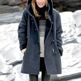 Adeline | Hooded Toggle Coat
