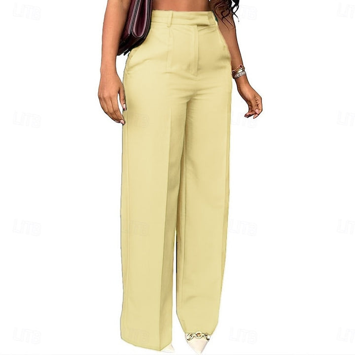 Winona | High-Waist Straight-Leg Trousers