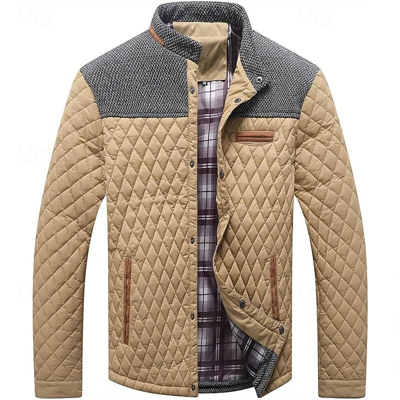 Leland | Quilted Stand-Collar Jacket