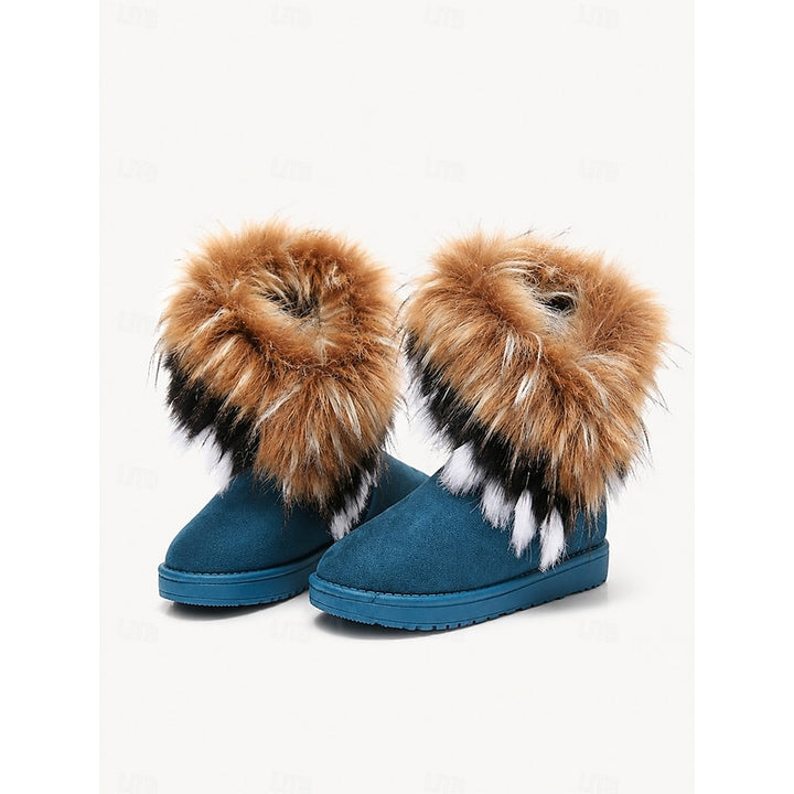 Astrid | Cozy Fur-Trim Winter Boots