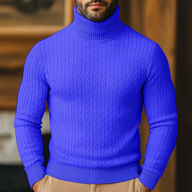 Conrad | Cable-Knit Turtleneck Sweater