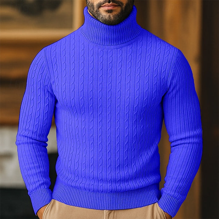 Conrad | Cable-Knit Turtleneck Sweater