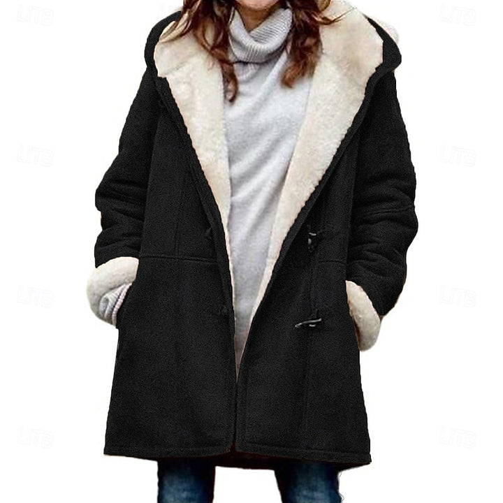 Adeline | Hooded Toggle Coat