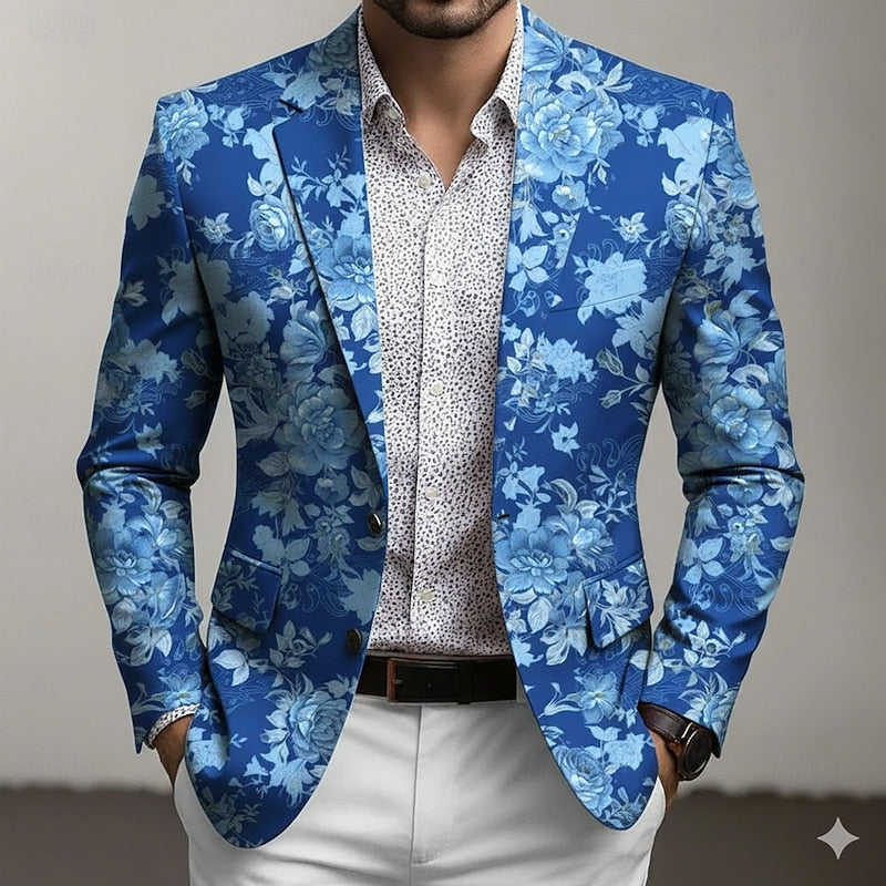 Nicholas | Floral Print Tailored Blazer