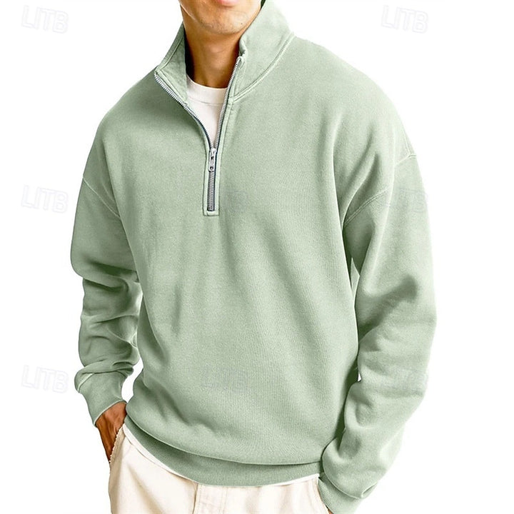 Ashton | Quarter-Zip Stand Collar Sweatshirt