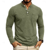 Landon | Classic Long-Sleeve Henley Shirt