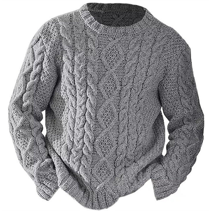 Wallace | Cable-Knit Crew Neck Sweater