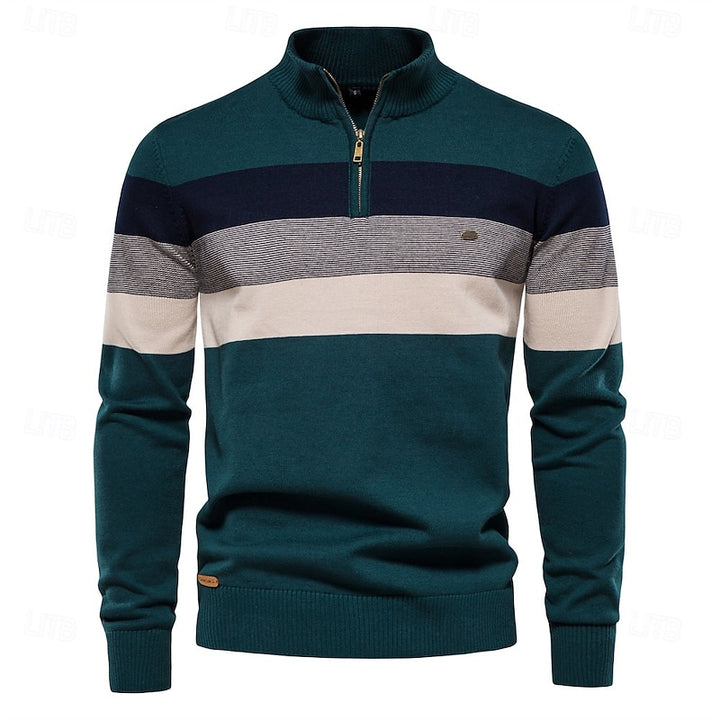 Edgar | Quarter-Zip Knit Sweater