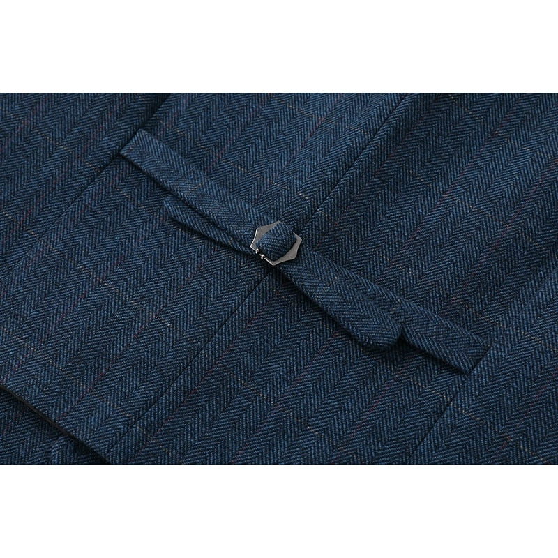 Sinclair | Herringbone Tailored Waistcoat