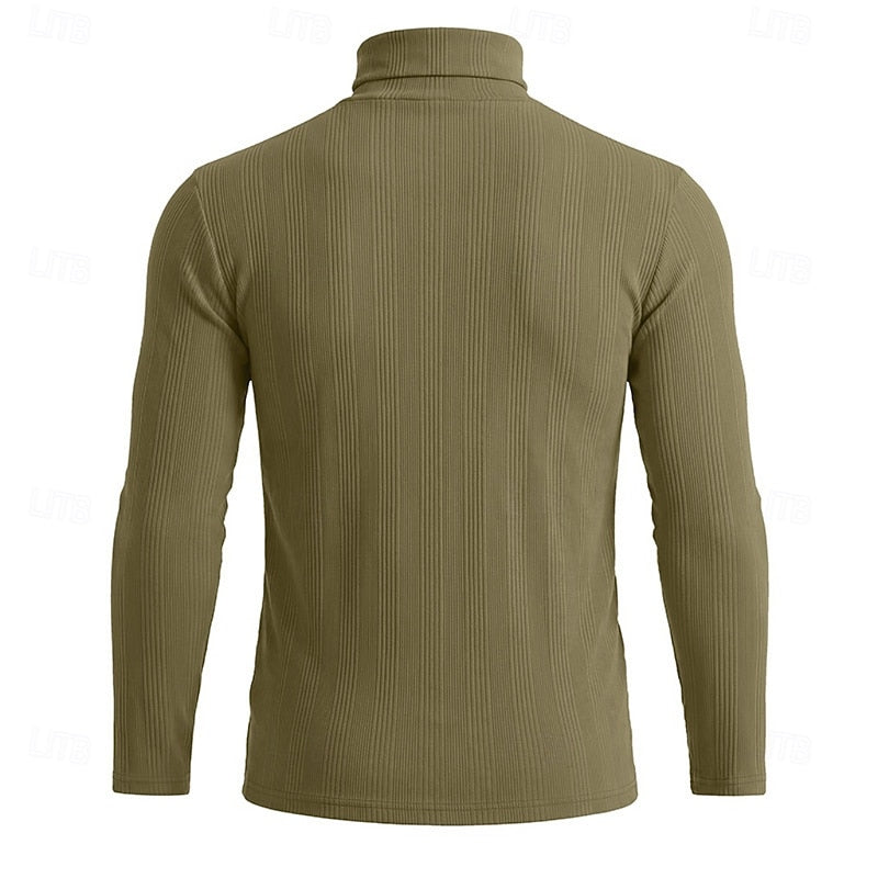 Julius | Refined Ribbed Turtleneck