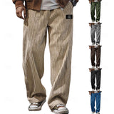 Cedric | Ribbed Textured Wide-Leg Trousers