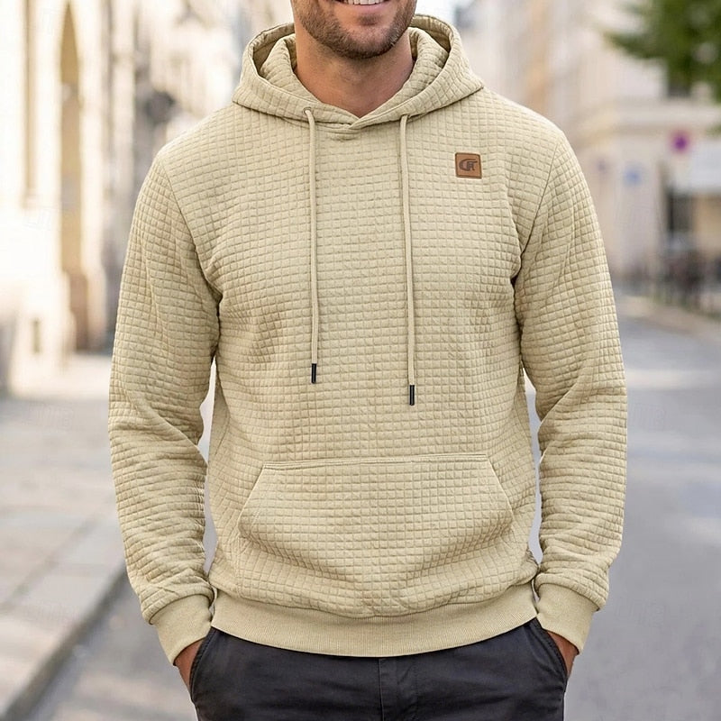 Colton | Textured Hooded Pullover