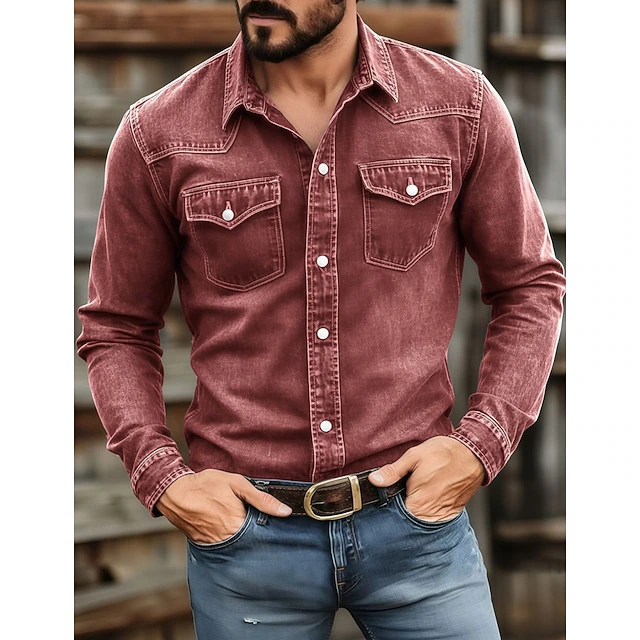 Wesley | Rugged Button-Up Shirt