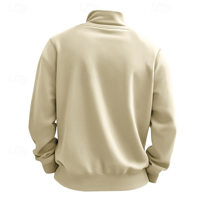 Sebastian | Refined Quarter-Zip Sweatshirt