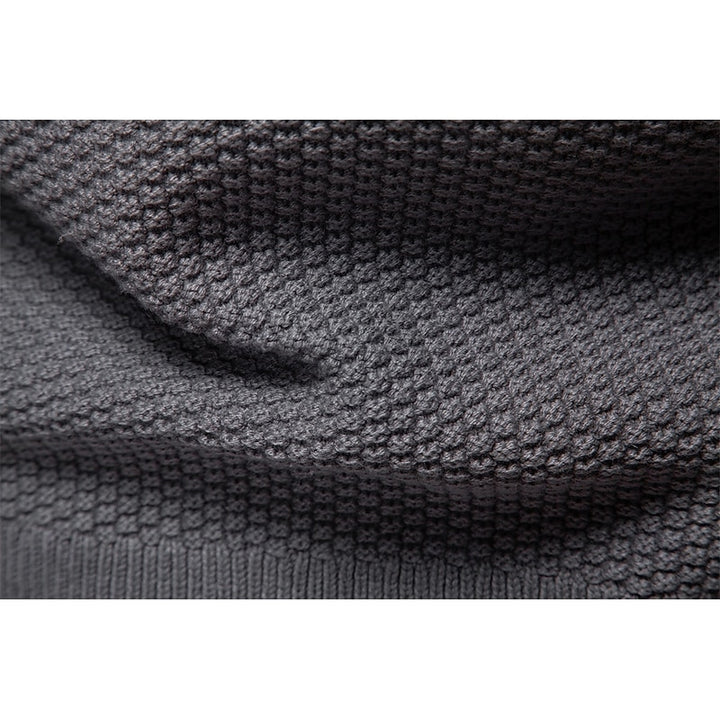 Sheldon | Cable-Textured Zip Cardigan