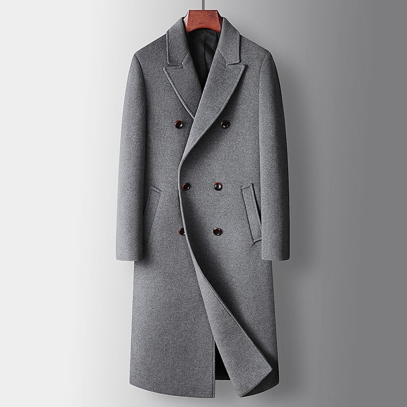 Henry | Tailored Double-Breasted Long Coat