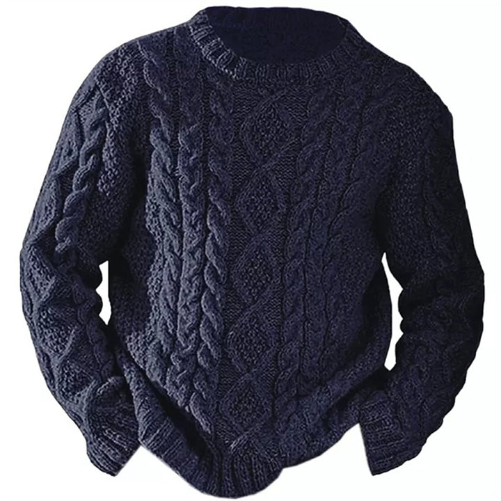 Wallace | Cable-Knit Crew Neck Sweater