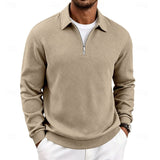Emory | Textured Quarter-Zip Pullover