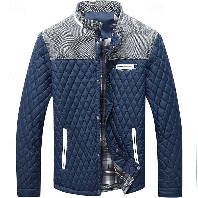 Leland | Quilted Stand-Collar Jacket