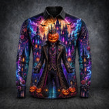 Victor | Gothic Halloween Print Shirt
