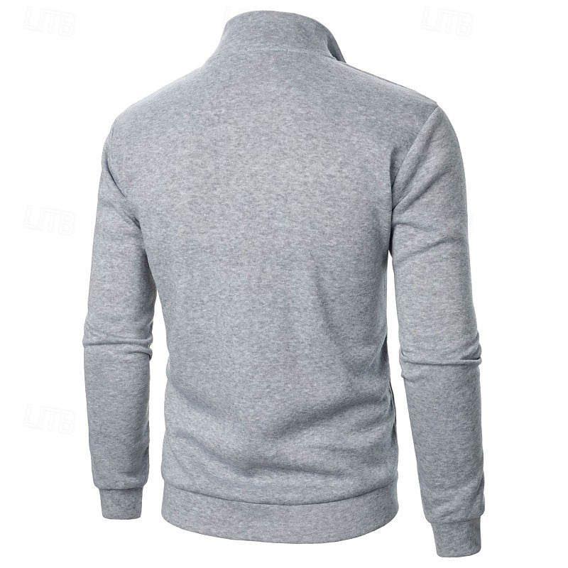 Gilbert | Quarter-Zip Stand-Collar Sweatshirt