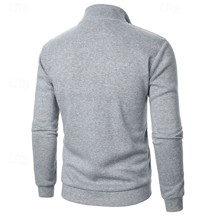 Gilbert | Quarter-Zip Stand-Collar Sweatshirt