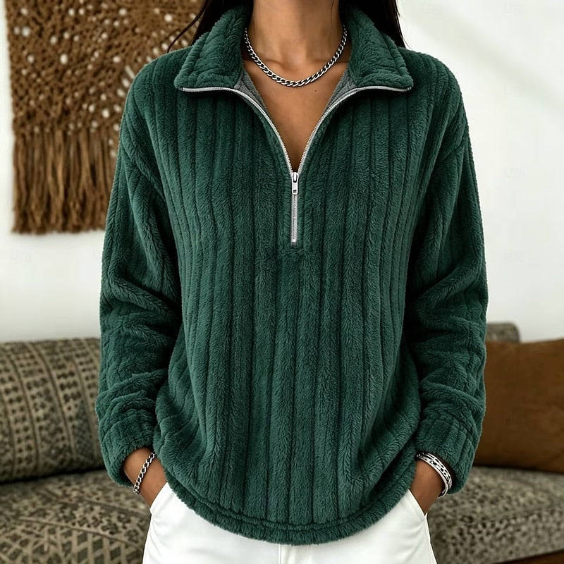 Colette | Cozy Quarter-Zip Pullover